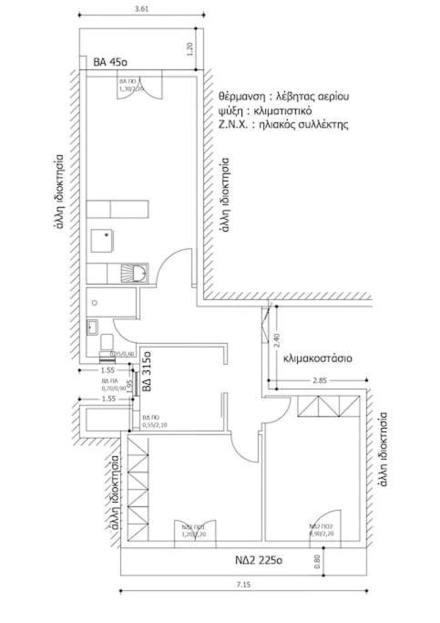 Casa Di Tre Apartman Szaloniki Kültér fotó